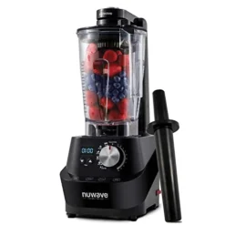 Wave Moxie Commercial Blender, Vacuum Smoothie Blender With 2.5HP Motor, Professional Grade, Self-Cleaning - 6 Presets & 10 Speed Settings For Shakes, Smoothies, Nut Butters, Crushed Ice