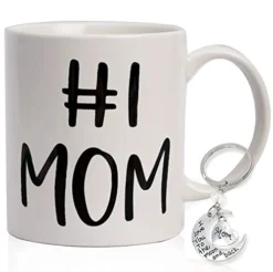 Great Mothers Day Gifts For Mom From Daughter Son, Best Mom Mug, Mom Coffee Mug, 11 Oz, 1 Mom Letter Printed Novelty Coffee Mugs Birthday Gifts For Mom, Mother's Day Gifts For Mom