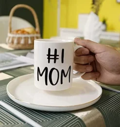 Great Mothers Day Gifts For Mom From Daughter Son, Best Mom Mug, Mom Coffee Mug, 11 Oz, 1 Mom Letter Printed Novelty Coffee Mugs Birthday Gifts For Mom, Mother's Day Gifts For Mom -Kitchen Island Sale 41v7gDW2mxL