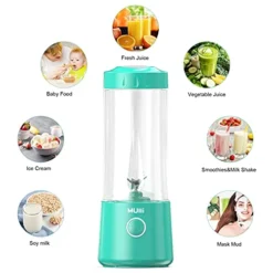 Portable Blender,16oz USB Personal Mixer For Smoothie And Shakes, Mini Blender With Six Blades For Baby Food,Travel,Gym And More -Kitchen Island Sale 41vLyKxqFkL