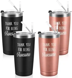 Thank You Gifts, 8 Pack Thank You For Being Awesome Stainless Steel Insulated Travel Tumbler, Appreciation Christmas Gifts For Women Men Coworker Teacher Employee Friends(20oz, Multi Color) 27 Thank You Gifts, 8 Pack Thank You For Being Awesome Stainless Steel Insulated Travel Tumbler, Appreciation Christmas Gifts For Women Men Coworker Teacher Employee Friends(20oz, Multi Color) -Kitchen Island Sale 41vWAIVj1RL. AC
