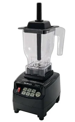 V Commercial Blender For Smoothies Shakes Cocktails, Heavy Duty 3-Speed, Self-Cleaning, Includes Multi-functional 2-in-1 Wet Dry Blades, 1.5 Liter BPA-Free Shatter-Proof Jar (Black) -Kitchen Island Sale 41vWODInF4L