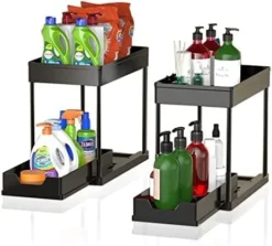Wohingo Under Sink Sliding Organizers,2 Tier Home Under Cabinet Basket Organization And Storage Rack,Multi-purpose Countertop Storage Shelf For Bathroom Kitchen 15 Wohingo Under Sink Sliding Organizers,2 Tier Home Under Cabinet Basket Organization And Storage Rack,Multi-purpose Countertop Storage Shelf For Bathroom Kitchen -Kitchen Island Sale 41ve0gzg5sL. AC