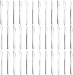 36-Piece Dinner Knives Set, Knife Set (9 Inches), Table Knife, Food Grade Stainless Steel Butter Knives, Knives Silverware For Home/Restaurant/Kitchen, Dishwasher Safe & Mirror Polished -Kitchen Island Sale 41vqAJKnGaL. AC