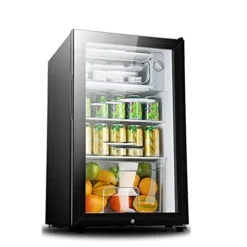 ADOORO Storage Fridge Ice Wine Cabinet Bar Office Living Room Home Hotel One-Stop Small Refrigerator Tea Drink Freezer