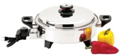 3-1/2-Quart Surgical Stainless-Steel Oil Core Skillet