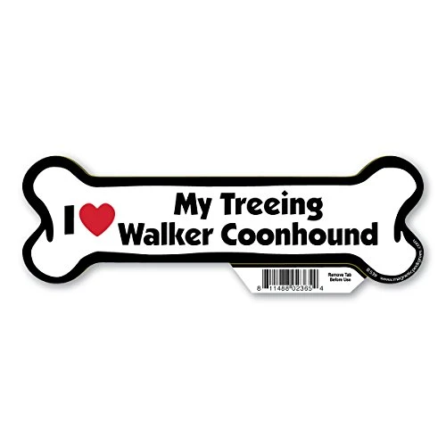 I (Heart) Love My Treeing Walker Coonhound Bone Magnet 1 I (Heart) Love My Treeing Walker Coonhound Bone Magnet