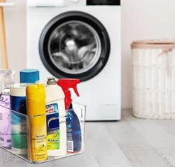 Clear Plastic Storage Bins, Perfect For Kitchen Organization Or Pantry Organization And Storage, Fridge Organizer Plastic Bins, Pantry Organization And Storage Bins, Cabinet Organizers -Kitchen Island Sale 41wVgstg60L