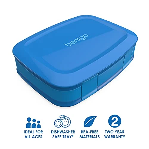 Fresh – Leak-Proof, Versatile 4-Compartment Bento-Style Lunch Box With Removable Divider, Portion-Controlled Meals For Teens And Adults On-The-Go – BPA-Free, Food-Safe Materials (Blue) 3 Fresh – Leak-Proof, Versatile 4-Compartment Bento-Style Lunch Box With Removable Divider, Portion-Controlled Meals For Teens And Adults On-The-Go – BPA-Free, Food-Safe Materials (Blue) - Image 3