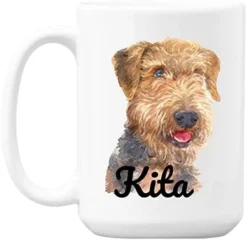 World's Best Dog Dad Mug, Personalized Dog Dad Coffee Mug, Custom Dog Dad Mug, Dog Dad Cup, Dog Lover Mug, Dog Lover Gift, Pet Dog Coffee Mug, Custom Gift For Dog Owner White Cup 11oz, 15oz -Kitchen Island Sale 41wvQEtut1L. AC