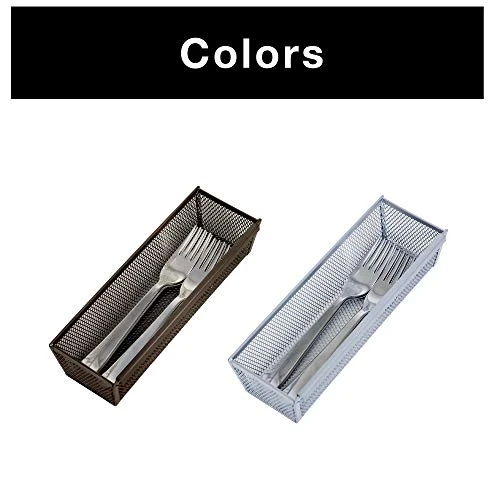 Wer Organizer - Steel Metal Mesh - Set Of 6 (9 X 3 Inch, 6 Pack, Bronze) 4 Wer Organizer - Steel Metal Mesh - Set Of 6 (9 X 3 Inch, 6 Pack, Bronze) - Image 4