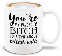 Funny Bestfriend Bridesmaid Sister Coffee Mug Gift You're My Favorite B To B About B With Ceramic Coffee Mug Tea Cup -Kitchen Island Sale 41xU GAL. AC