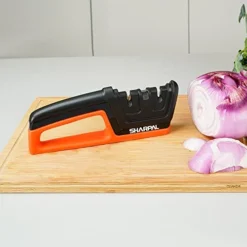 206N 3-in-1 Kitchen Chef Knife Scissors Sharpener, Sharpening Tool For Straight & Serrated Knives, Repair And Hone Blades, Fast Sharpen Scissor -Kitchen Island Sale 41xqeq3PCsL