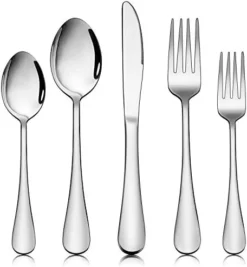 20-Piece Copper Silverware Flatware Set For 4, Stainless Steel Eating Utensils Cutlery Includes Knives/Spoons/Forks, Tableware For Home Restaurant Party, Dishwasher Safe, Mirror Polished 28 20-Piece Copper Silverware Flatware Set For 4, Stainless Steel Eating Utensils Cutlery Includes Knives/Spoons/Forks, Tableware For Home Restaurant Party, Dishwasher Safe, Mirror Polished -Kitchen Island Sale 41xr94NQbxL. AC 1