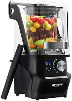 Wave Moxie Commercial Blender, Vacuum Smoothie Blender With 2.5HP Motor, Professional Grade, Self-Cleaning - 6 Presets & 10 Speed Settings For Shakes, Smoothies, Nut Butters, Crushed Ice -Kitchen Island Sale 41y7XR0SnhL. AC