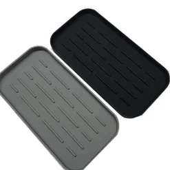 WeTest 2 Pack Premium Kitchen Sink Silicone Sponge Holder - Sink Organizer Tray For Soap Dispenser, Sponges, Scrubber (Black/Grey) (LJ-JSL-1127C1) 7 WeTest 2 Pack Premium Kitchen Sink Silicone Sponge Holder - Sink Organizer Tray For Soap Dispenser, Sponges, Scrubber (Black/Grey) (LJ-JSL-1127C1) -Kitchen Island Sale 41ycBKNQluL
