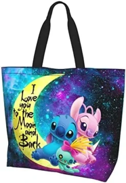 Cartoon Travel Totes Bag Shopping Shoulder Bags For Women Foldable Waterproof Hawaiian Beach Print Bag -Kitchen Island Sale 41yhlWm11nL. AC