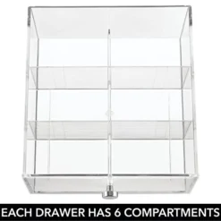 MDesign Plastic Wide Kitchen Pantry, Cabinet, Countertop Organizer Storage Station With 3 Drawers For Coffee, Tea, Sugar Packets, Sweeteners, Creamers, Drink Pods, Packets; 18 Sections - Clear 11 MDesign Plastic Wide Kitchen Pantry, Cabinet, Countertop Organizer Storage Station With 3 Drawers For Coffee, Tea, Sugar Packets, Sweeteners, Creamers, Drink Pods, Packets; 18 Sections - Clear -Kitchen Island Sale 41ykFxwe0zL