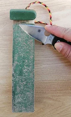 Leather Paddle Strop With 1 Oz Polishing Compound, For Sharpening & Honing- Knives, Straight Razor, Woodcarving Chisels  -Kitchen Island Sale 41ylKWKuUHL