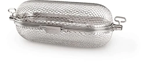 Napoleon 64000 Rotisserie Basket Grill Accessory, Stainless Steel & Barbecue Grill Accessory 62059 - Bristle-Free Triple-Row Grill Brush With Rolled Stainless Steel - BBQ Grill Maintenance Accessory 2 Napoleon 64000 Rotisserie Basket Grill Accessory, Stainless Steel & Barbecue Grill Accessory 62059 - Bristle-Free Triple-Row Grill Brush With Rolled Stainless Steel - BBQ Grill Maintenance Accessory - Image 2