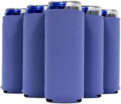 Slim Can Cooler Sleeves, Beer/Energy (6 Pack) Drink Blank Skinny 12oz Premium Quality 4mm Neoprene Can Holders Beverage, Thermocoolers For Sublimation Vinyl And DTF(Multi Color) -Kitchen Island Sale 41yu1oaL1HL. AC