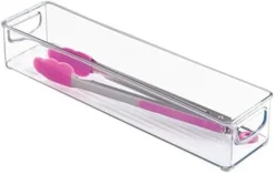 BPA-Free Plastic Pantry And Kitchen Storage, Freezer And Fridge Organizer Bin With Easy Grip Handles – 16” X 8” X 3”, Clear -Kitchen Island Sale 41zCYVh8UYL. AC