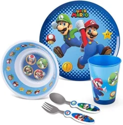 Kids Dinnerware Cartoon Designed Mealtime Kitchen Set, 5 Piece Pack, Sony Vivo -Kitchen Island Sale 51 W1R3XCWL. AC