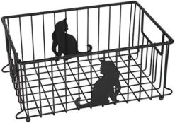 Cat Lovers Wire Storage Basket For For Kitchen, Pantry, Cabinet, Bathroom And Office (Medium) 9 Cat Lovers Wire Storage Basket For For Kitchen, Pantry, Cabinet, Bathroom And Office (Medium) -Kitchen Island Sale 51 pPUcH5pL. AC
