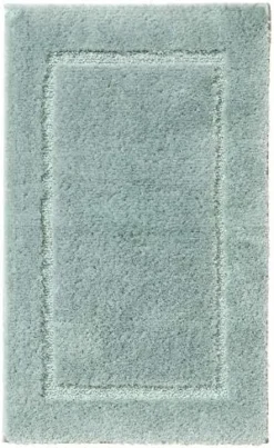 BrylaneHome Luxe Rectangular Bath Rug Bath Mat - 24I W 40I L, Spa Blue -Kitchen Island Sale 51047VfxuL. AC