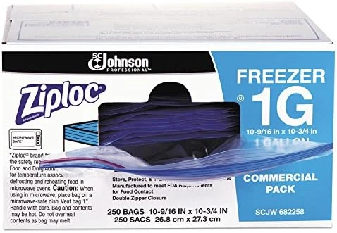 94604 Double-Zipper Freezer Bags, 1gal, 2.7mil, Clear W/Label Panel (Case Of 250) 4 94604 Double-Zipper Freezer Bags, 1gal, 2.7mil, Clear W/Label Panel (Case Of 250) - Image 4