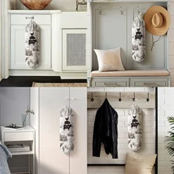 Hglian Grocery Plastic Bag Holder And Dispenser Wall Mount Plastic Bags Organizer,Garbage Shopping Trash Bags Holder Storage For Kitchen,Farmhouse Home Decor,Gifts For Women Mom Grandma -Kitchen Island Sale 510IArwzJnS