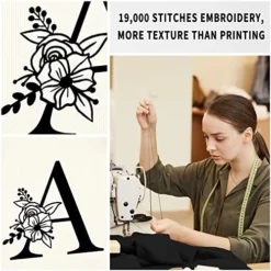 YOOLIFE Initial Canvas Beach Tote Bag With Zipper Pockets Adjustable Strap Tote Bag Mothers Day Birthday Gifts For Women Her 17 YOOLIFE Initial Canvas Beach Tote Bag With Zipper Pockets Adjustable Strap Tote Bag Mothers Day Birthday Gifts For Women Her -Kitchen Island Sale 510lM7m5qAL