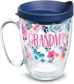 Tervis Made In USA Double Walled Dainty Floral Mother's Day Insulated Tumbler Cup Keeps Drinks Cold & Hot, 16oz, Nana -Kitchen Island Sale 510uPRXXL7L. AC