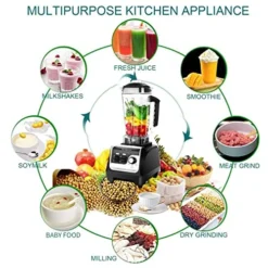 Professional Countertop Blender For Home And Commercial Use, 2200W High Speed Smoothie Blender For Shakes And Smoothies With 70OZ BPA-Free Tritan For Crushing Ice, Frozen Dessert, And Nuts Etc. -Kitchen Island Sale 5110vwmm4ML