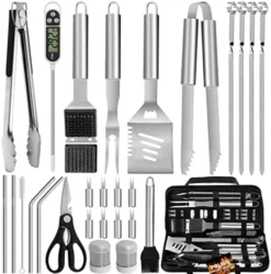 26PCS Grill Accessories For Outdoor Grill Utensils Set Stainless Steel BBQ Tools Grilling Tools Set For Father's Day Birthday Presents, Barbecue Accessories Kit Ideal Grilling Gifts For Men Dad 21 26PCS Grill Accessories For Outdoor Grill Utensils Set Stainless Steel BBQ Tools Grilling Tools Set For Father's Day Birthday Presents, Barbecue Accessories Kit Ideal Grilling Gifts For Men Dad -Kitchen Island Sale 511Ph6Tq1eL. AC
