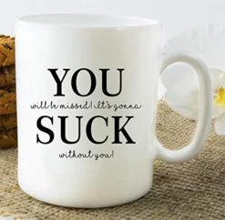 Retirement - Coworker Leaving Mug - Farewell Gifts - Goodbye Gifts - Going Away Gifts - You Will Be Missed - It's Gonna Suck Without You - Don't Leave 11oz 5 Retirement - Coworker Leaving Mug - Farewell Gifts - Goodbye Gifts - Going Away Gifts - You Will Be Missed - It's Gonna Suck Without You - Don't Leave 11oz -Kitchen Island Sale 511Ta1GvN0L