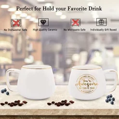 Birthday Gifts For Women, Thank You Gifts Get Well Soon Gifts Easter Mother Day's Graduation Appreciation Inspirational Encouragement Gifts For Her Mom Wife Sister Coworkers Friends White Coffee Mug -Kitchen Island Sale 511cjaeegPL