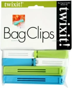 Inden Sweden Twixit! Bag Clips - Set Of 20 - Keep Food Fresh, Prevent Spillage - Great For Storage And Organization - Microwave, Freezer And Dishwasher-Safe - BPA-Free -Kitchen Island Sale 511ojOgiQeL. AC