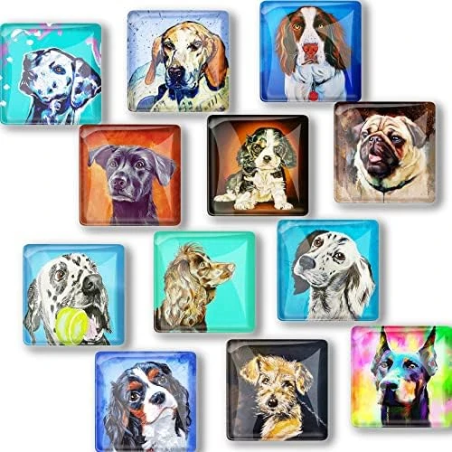12Pcs Glass Strong Magnetic Refrigerator Magnet - Square Glass Fridge Decoration With A Powerful Flat Magnet, Office Whiteboard Magnet, Cabinet Magnet, Cabinet Cute Locker Magnet 6 12Pcs Glass Strong Magnetic Refrigerator Magnet - Square Glass Fridge Decoration With A Powerful Flat Magnet, Office Whiteboard Magnet, Cabinet Magnet, Cabinet Cute Locker Magnet - Image 6