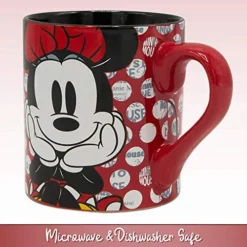 Disney Minnie Mouse Rock The Dots Ceramic Mug, 14 Ounces 5 Disney Minnie Mouse Rock The Dots Ceramic Mug, 14 Ounces -Kitchen Island Sale 513R3vfUR0L