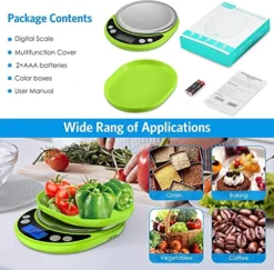 (Latest Version) 0.1g Precision Food Scale, 3000g Max Digital Kitchen Scale, Mini Pocket Jewelry Scale Weight Grams And Oz For Baking And Cooking (Battery Included) -Kitchen Island Sale 513ayIikK8L