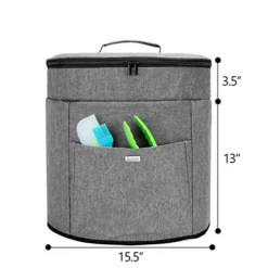 Uxja Pressure Cooker Cover Compatible With 8 Quart Ninja Foodi (with Zippered Section For Lid), Dust Cover For Ninja Pressure Cooker (Wipeable Foil Lining), Gray -Kitchen Island Sale 513daDHN6UL