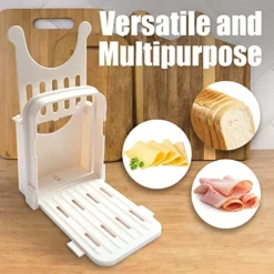 Bread Slicer For Homemade Bread, Plastic Bread Slicer Machine And Compact Bread Slicing Guide 4 Sizes Bread Loaf Slicer Thin Bread Cutter, Foldable And Manual Bread Slicer For Kitchen -Kitchen Island Sale 513fKkJtVVL