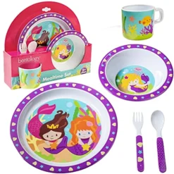 5 Pc Mealtime Baby Feeding Set For Kids And Toddlers - Includes Plate, Bowl, Cup, Fork And Spoon Utensil Flatware - Durable, Dishwasher Safe, BPA Free - Dino 24 5 Pc Mealtime Baby Feeding Set For Kids And Toddlers - Includes Plate, Bowl, Cup, Fork And Spoon Utensil Flatware - Durable, Dishwasher Safe, BPA Free - Dino -Kitchen Island Sale 513pdNwbRkL