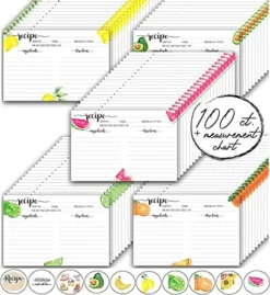 Fruit Recipe Cards 4x6 Double Sided (50) Lemon, Orange, Lime, Avocado, Watermelon Variety Pack, Cute Notecards For Organized Kitchen Storage - Thick, Matte, Non-Smudge Paper, Wedding, Shower 29 Fruit Recipe Cards 4x6 Double Sided (50) Lemon, Orange, Lime, Avocado, Watermelon Variety Pack, Cute Notecards For Organized Kitchen Storage - Thick, Matte, Non-Smudge Paper, Wedding, Shower -Kitchen Island Sale 513tNq7OvL. AC