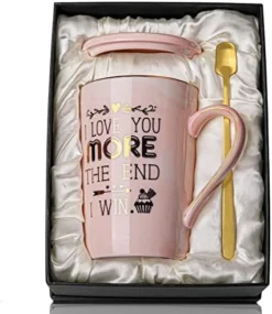 Est Friends, Friendship Gifts For Women Birthday Gifts For Women Perfect Birthday Gifts Ideas For Her, Friends Female, Sister, Besties, BFF Ceramic Marble Coffee Mug Gifts Box Printed Gold 14oz Pink -Kitchen Island Sale 513zBRZP6jL. AC