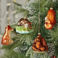 Christmas Glass Ornaments, Hand Crafted Butterfly, Trowel, Wheelbarrow, Watering Can Tools Ornaments Set For Christmas Tree, Traditional Xmas Decorations Gifts, 4pcs -Kitchen Island Sale 514E9EFai2L. AC