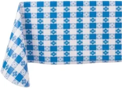 Checkered Vinyl Tablecloth With Flannel Backing For Restaurants, Picnics, Bistros, Indoor And Outdoor Dining (Black And White, 52X90 Rectangle/Oblong) -Kitchen Island Sale 514VS5OZg5L. AC