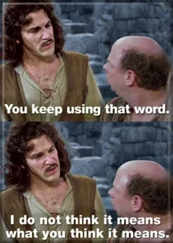 Princess Bride That Word Magnet Magnet - 2.5" X 3.5" Magnet For Refrigerators, Whiteboards & Locker Decorations…