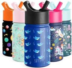 Tar Wars Mandalorian Kids Water Bottle With Straw Lid | Insulated Stainless Steel Reusable Tumbler Gifts For School, Toddlers, Girls Boys | Summit Collection | 10oz, Moonlit Mandalorian -Kitchen Island Sale 514bjGEwtL. AC